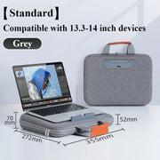 2 in 1 Laptop Case Bag for 13.3-16.2'' Notebook Case Tablet Laptop Bag Shockproof Travel Business Computer Briefcase - NeoFrame