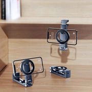 Aluminium Alloy Portable Strong Magnetic Phone Stand for Travel Magsafe Phone Holder 720° Rotatable Tablet Clip Holder