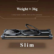 Metal Frameless for Huawei Mate XT Phone Case with 360° Rotatable Magnetic Protective Cover Aluminum Alloy Thin Stand