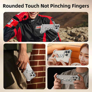 Metal Phone Case for iPhone Air Cusion Anti-Drop Bumper Bazel-Less Slim Phone Protective Cover