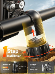 Anti-Shake Bike Phone Holder Quick Install Bicycle Motorcycle Phone Mount with Vibration Dampener for 4.7 - 7