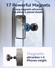 Magnetic Suction Cup Shower Phone Holder Mirror Phone Mount for Bathroom Stick On Wall Magsafe Phone Stand for iPhone - NeoFrame