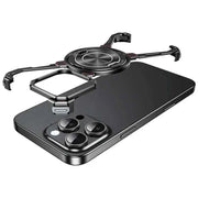 Magic Claw Phone Case for Xiaomi 15/15Pro Metal Frameless Magnetic Protective Cover with 360° Rotatable Stand Shockproof