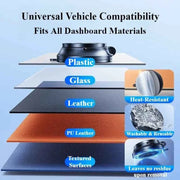 Foldable Car Suction Cup Magnetic Phone Holder Stand Multi-angle Adjustable for Univeral iPhone iPad Tablet Bracket