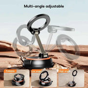 Foldable Magnetic Desktop Suction Cup Phone Holder Stand Angle Adjustable Base Rotatable Car Dashboard Phone Stand