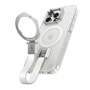 Phone Case for iPhone Dropproof Phone Cover w/ 360° Rotate Magsafe Ring Stand Bumper Silicone Lanyard