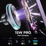 Colorful Magnetic Car Phone Holder Wireless Charger For iPhone Fast Charging Car Charger Holder