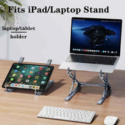 Laptop Stand For Macbook Air Pro Dell Adjustable Tablet Notebook Stand Cooling Pad Base Foldable Laptop Holder