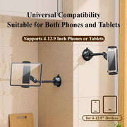 Vacuum Suction Cup Tablet Stand Holder 360° Rotatable Suction Cup Phone Holder Tablet Bracket for 4-12.9