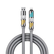 240w USB C To C Fast Charging Cable for iPhone 15pro Max 480Mbps Data Transmission with Light Cable for Samsung Xiaomi - NeoFrame