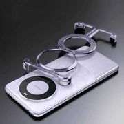 Aluminum Alloy Shell for Huawei Mate 60 Pro+ Phone Case Metal Borderless Shockproof Protective Cover Magnetic Holder