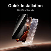 Anti-spy Glass For iPhone Private Screen Protector Quick Install Tempered Glass - NeoFrame