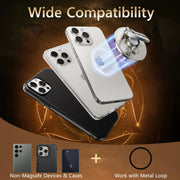 Magnetic Phone Ring Holder 360 °Rotatable Adjustable Finger Ring Holder Magic Array Fingertip Gyro Universal for iPhone - NeoFrame