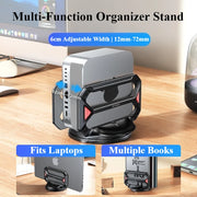 360° Rotatable Vertical Laptop Stand Holder Heat Dissipation Non-slip Silicone for MacBook iPad Tablet Gravity Holder - NeoFrame