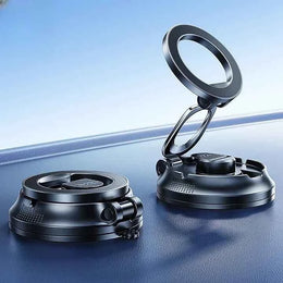 Foldable Car Suction Cup Magnetic Phone Holder Stand Multi-angle Adjustable for Univeral iPhone iPad Tablet Bracket