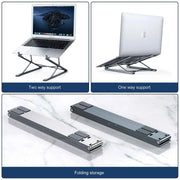 Laptop Stand For Macbook Air Pro Dell Adjustable Tablet Notebook Stand Cooling Pad Base Foldable Laptop Holder