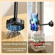 Vacuum Suction Cup Tablet Stand Holder 360° Rotatable Suction Cup Phone Holder Tablet Bracket for 4-12.9