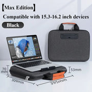 2 in 1 Laptop Case Bag for 13.3-16.2'' Notebook Case Tablet Laptop Bag Shockproof Travel Business Computer Briefcase - NeoFrame