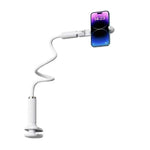 Gooseneck Tablet Stand Holder Phone Holder Stand with Adjustable Flexible Long Arm for Bed Lazy Bracket 4.7-13