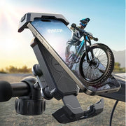 Anti-Shake Bike Phone Holder Quick Install Bicycle Motorcycle Phone Mount with Vibration Dampener for 4.7 - 7