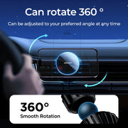 Magnetic Car Mount Wireless Car Charger for iPhone Holder 15W Magnetic Car Phone Holder Mount Wireless Fast Charging