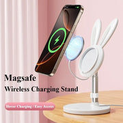 Desktop Mobile Phone Holder Stand Desk Holder Dock for Magsafe Charger for iPhone 16/15 Pro Max(Not Included Charger) - NeoFrame