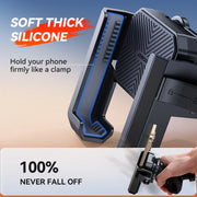 Motorcycle Phone Mount Holder Dual Vibration Dampener Universal Bike Bicycle Phone Mount for 4.7 - 7'' Phones