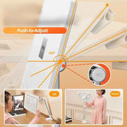 Tablet Stand Height Angle Adjustable Tablet Holder Stand Sapce-Saving Reading Holder Lazy Bracket Tablet Accessories