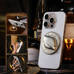 Magnetic Phone Ring Holder 360 °Rotatable Adjustable Finger Ring Holder Magic Array Fingertip Gyro Universal for iPhone - NeoFrame