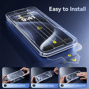 HD Tempered Glass For iPhone Screen Protector Quick Install Glass - NeoFrame