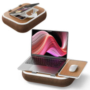 Foldable Pillow Laptop Stand with Storage Space Hidden Stand for 15
