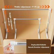 Foldable Tablet Stand Phone Holder for Bed Multifunctional Rack Height Adjustable Phone Tablet Bracket for iPhone iPad