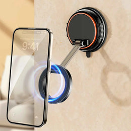 Foldable Magnetic Desktop Suction Cup Phone Holder Stand Angle Adjustable Base Rotatable Car Dashboard Phone Stand