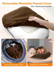 Foldable Pillow Laptop Stand with Storage Space Hidden Stand for 15