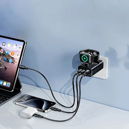 3 in 1 Multifunctional Charger Watch Wireless Magnetic Charger Type-C USB Port Charger Head 43W Fast Charging for Phone - NeoFrame