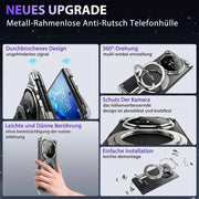 For Honor Magic Vs3/2/V3/2 Phone Case with Magnetic Metal Ring Kickstand Shock Proof Frameless Minimalist Protective