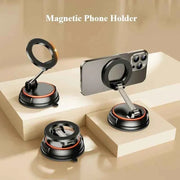 Foldable Magnetic Desktop Suction Cup Phone Holder Stand Angle Adjustable Base Rotatable Car Dashboard Phone Stand