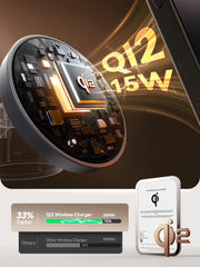 Qi2 Magnetic Charging Station for Apple Fast Wireless Charger for iPhone & for iWatch & for AirPods