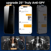 Max Anti-spy Glass Full Cover Privacy Screen Protector For iphone - NeoFrame