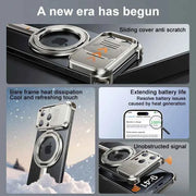 Magsafe Magnetic Phone Case for iPhone Camera Cover Shockproof Phone Bumper Wireless Charging Case