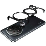 Metal Frameless Phone Case for Xiaomi 14/14Pro/14 Ultra Wireless Charging Phone Cover Shockproof Bumper Hidden Stand