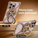 Metal Mechanical MagSafe Case for iPhone  — Bezel-Less Bumper with Magnetic Wireless Charging Support