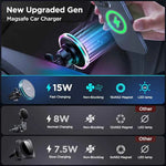 Colorful Magnetic Car Phone Holder Wireless Charger For iPhone Fast Charging Car Charger Holder