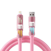 240w USB C To C Fast Charging Cable for iPhone 15pro Max 480Mbps Data Transmission with Light Cable for Samsung Xiaomi - NeoFrame