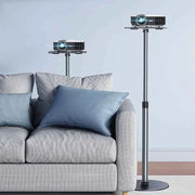 Metal Aluminum Laptop Floor Stand Standing Desk Adjustable Floor Holder Projector Stand Accessories for Macbook & IPad