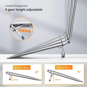 Portable Laptop Stand for MacBook  Adjustable Laptop Riser Invisible Foldable Notebook Computer Cooling Support Bracket - NeoFrame