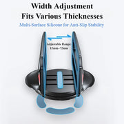 360° Rotatable Vertical Laptop Stand Holder Heat Dissipation Non-slip Silicone for MacBook iPad Tablet Gravity Holder - NeoFrame