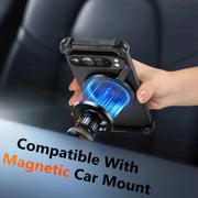 Metal Phone Case Cover For Pixel 9 9 Pro 9 Pro XL Shockproof Protective Cover Magnetic Ring