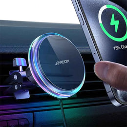 Colorful Magnetic Car Phone Holder Wireless Charger For iPhone Fast Charging Car Charger Holder