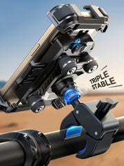 Motorcycle Phone Mount Anti Vibration Phone Holder for Motorcycle Handlebar Bike Phone Mount for iPhone for 4.7 - 7” Phone